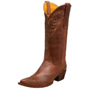 Old Gringo Boots Women 8 Western Viridiana Cowgirl Leather Embroidered Point Toe